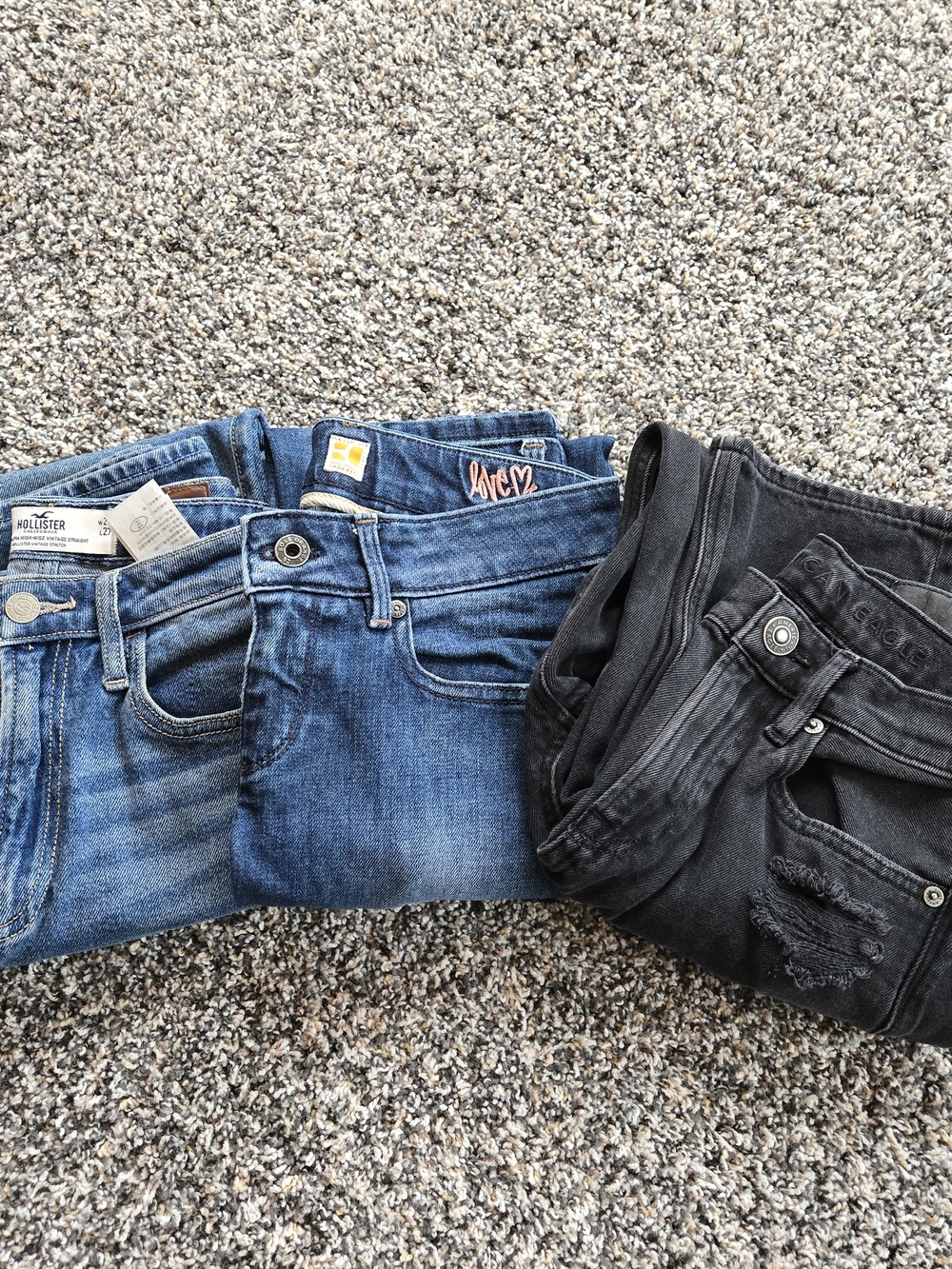 Women’s Jeans Bundle Size 0 / 25 – American Eagle, Hollister, Boss Orange Denim